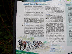 Graig Gwladys information board, July 2021