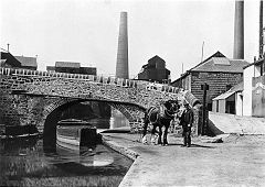 Swansea Canal bridge at the entrance gate to Hafod Copperworks © Photo courtesy of hafodmorfacopperworks.com