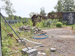 Hafod Copperworks rope race which powered the rolling mills, June 2023