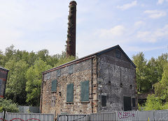 Hafod Copperworks engine houses, June 2023