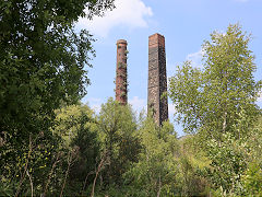 
Hafod Copperworks chimneys, June 2023