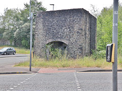 Limekiln beside the Swansea Canal, Hafod, Swansea, June 2023