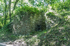 Landimore limekiln, near Llanmadoc, July 2017
