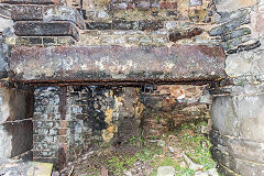Neath Abbey Ironworks furnaces, June 2018