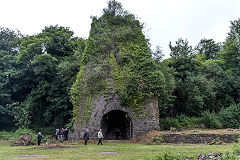 Neath Abbey Ironworks furnaces, June 2018