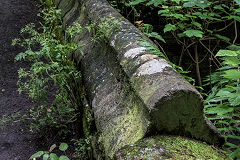 Neath Abbey Ironworks, Heol Draw weir, June 2018
