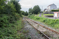 Neath and Brecon Railway looking towards Neath at Aberdulais, September 2018