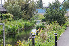 Neath Canal at Neath looking South, September 2018
