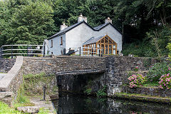 Neath Canal lock at Cadoxton, September 2018