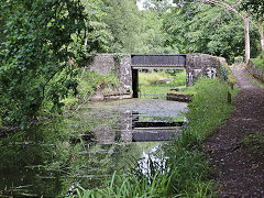 Neath Canal, Rheola House bridge, July 2022