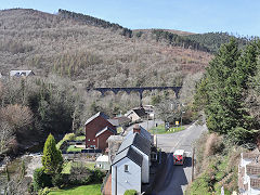 The Port Talbot Railway viaduct over Pont Rhydyfen, March 2025
