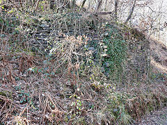 The traackbed of the Port Talbot Railway, Pont Rhydyfen, March 2025