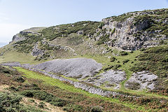 Mewslade Bay quarry, Rhossili, September 2015