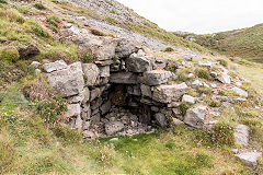 
Overton Cliff limekiln, Port Eynon, September 2015