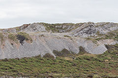 Port Eynon saltworks quarries, September 2015