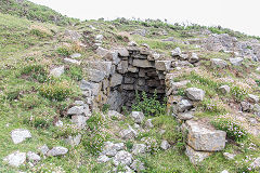 Mewslade Bay limekiln, Rhossili, June 2015