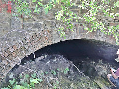 Smiths Canal tunnel at White Rock Copperworks, Swansea, June 2023