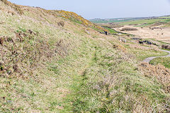 St Brides slate quarry, Abereiddy Quarry, April 2015