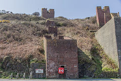 Porthgain Harbour Eastern ore chute, April 2015