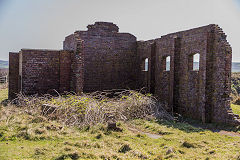 Porthgain engine shed, St Brides Quarry, April 2015