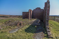 Porthgain engine shed, St Brides Quarry, April 2015