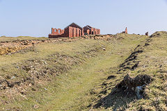 
Incline from upper quarry, Pen Clegyr Quarry, Porthgain, April 2015