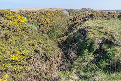 St Brides Quarry tramway, Porthgain, April 2015