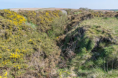 
St Brides Quarry tramway, Porthgain, April 2015