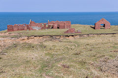 Smithy buildings, Pen Clegyr Quarry, Porthgain, April 2015