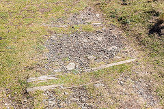 Tramway sleepers, Pen Clegyr Quarry, Porthgain, April 2015