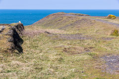 Quarry waste tips, Pen Clegyr Quarry, Porthgain, April 2015
