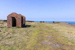 Tramway weighbridge, St Brides Quarry, Porthgain, April 2015