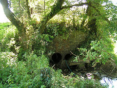 Reynalton culvert using cast iron tubes, Saundersfoot, September 2008