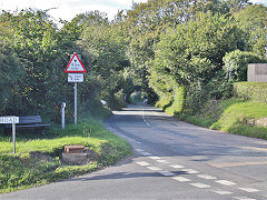 On towards the tunnel, Bonvilles Court Colliery was on the left, September 2021