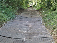 On the way up the incline, September 2021