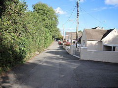 Looking back towards the harbour, September 2021