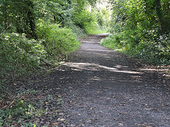 Heading towards the incline, September 2021