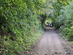 The railway between Stepaside and Wiseman's Bridge, Saundersfoot, September 2021