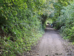 
The railway between Stepaside and Wiseman's Bridge, Saundersfoot, September 2021