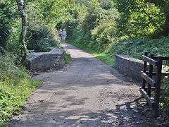 
The railway between Stepaside and Wiseman's Bridge, Saundersfoot, September 2021