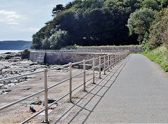 
From Wiseman's Bridge to third tunnel, Saundersfoot, September 2021