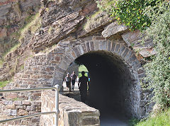 Second tunnel at Coppet Hall, Saundersfoot, September 2021
