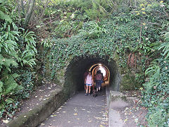 
First tunnel to Railway Street, Saundersfoot, September 2021
