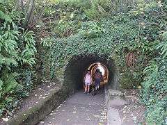 
First tunnel to Railway Street, Saundersfoot, September 2021