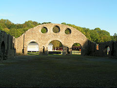 
Stepaside Ironworks casting house, Saundersfoot, September 2008