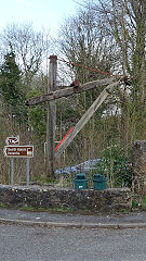 
Gibbet crane at Stepaside, 2018, since dismantled, © Photo courtesy of Mike Roch