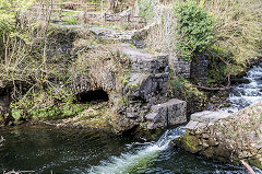 
Glynneath Gunpowder factory, Middle weir #34, April 2017