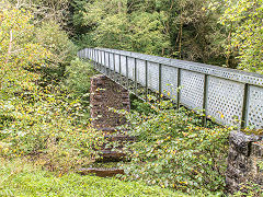 
Glynneath Gunpowder Factory, Lower leat aqueduct #28, October 2014