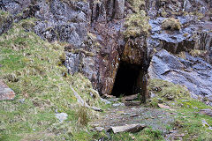 
The trial level, Britannia Copper Mine, Snowdon, April 2014