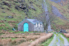 
Blaencwm hydro-electric powerhouse, Croesor Tramway, Gwynedd, April 2014